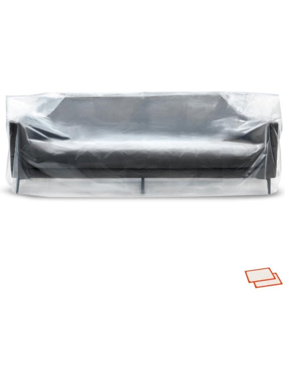 Heavy-Duty Plastic Furniture Covers - Waterproof Dustproof Sofa Moving Bags, XL